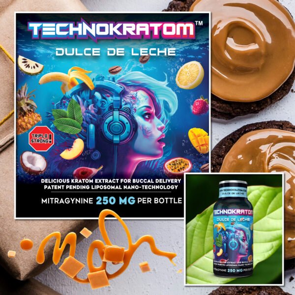 technokratom 250 mg mitragynine dulce de leche