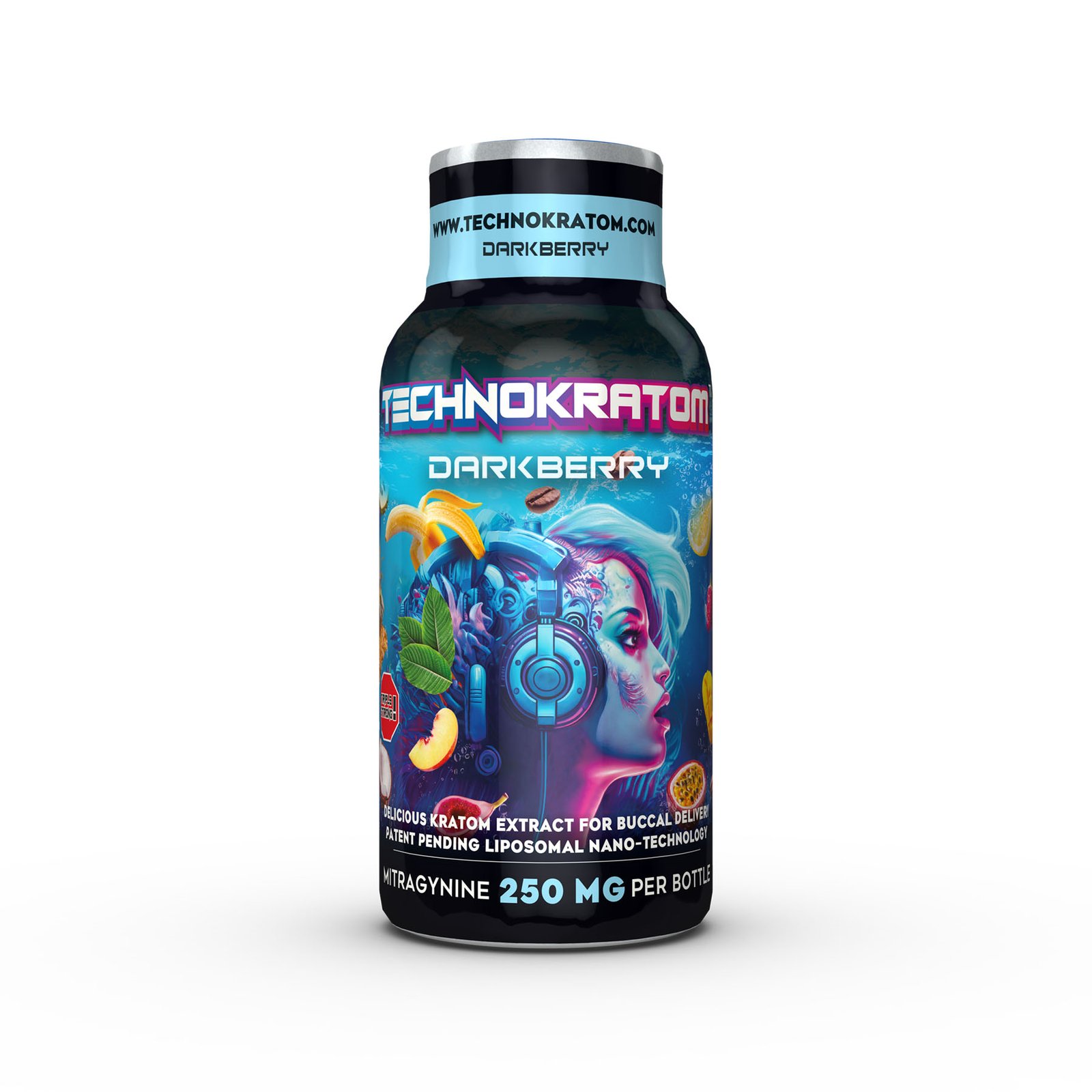 technokratom 250 bottle darkberry flavor