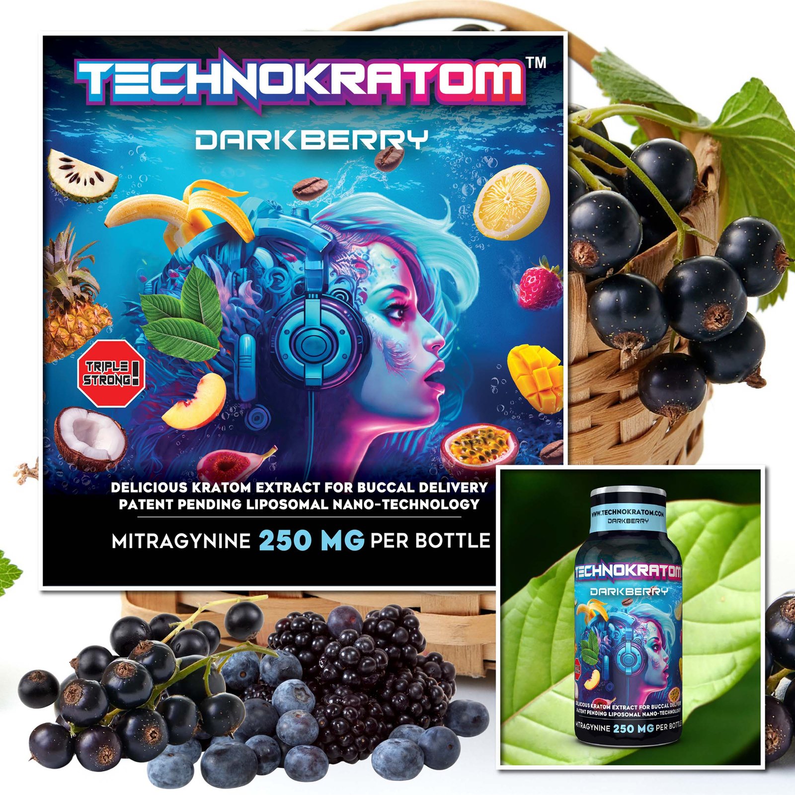 technokratom 250 blackcurrant darkberry nanokratom