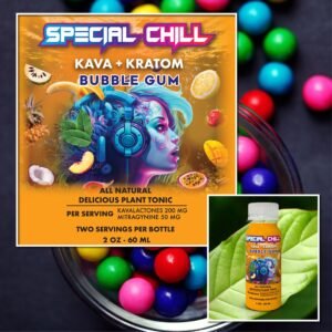 Special Chill Kava+Kratom Bubble Gum flavor