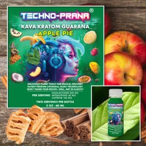 Techno-Prana Kava Kratom Apple Pie Flavor