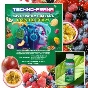 Techno-Prana Kava Kratom Passion Berry Flavor